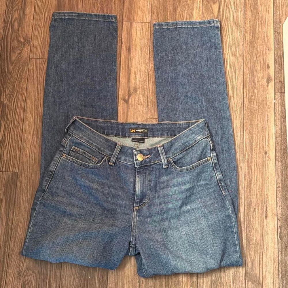 Lee Women's Blue and Navy Jeans